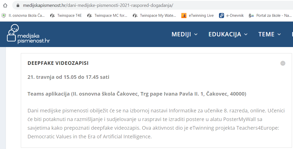 Dani medijske pismenosti